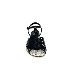 Vacances|Fantaisie<Ivoire0551 Sandales Ivoire 2218 Cuir Noir