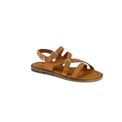 Vacances|Sandales<Ivoire0401a Sandales Ivoire 500.4301 Cuir Tan Marron