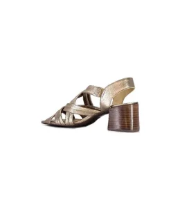 Elégant|Sandales<Ivoire0236a Sandales Ivoire 269 Pisa 3 Cuir Metal Prate Bronze