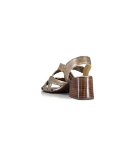 Elégant|Sandales<Ivoire0236a Sandales Ivoire 269 Pisa 3 Cuir Metal Prate Bronze