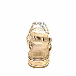 Féminin|Sandales<Ivoire0297a Sandales Ivoire 7364 Strass Or Rose