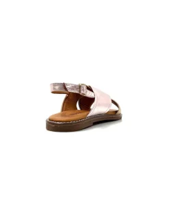 Vacances|Sandales<382-ivoire Sandales Ivoire 908d Cuir Argent et Nude