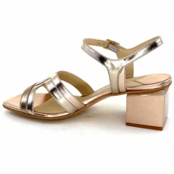 Soirée|Sandales<ivoire-395 Sandales Ivoire E10826 F8164 Cuir Laminato Or