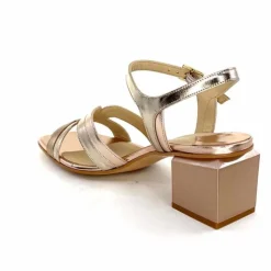 Soirée|Sandales<ivoire-395 Sandales Ivoire E10826 F8164 Cuir Laminato Or