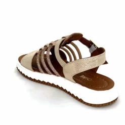 Vacances|Sandales<428-ivoire Sandales Ivoire P673 64 Cuir Dé Or