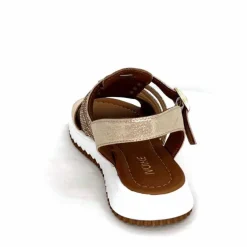 Vacances|Sandales<428-ivoire Sandales Ivoire P673 64 Cuir Dé Or