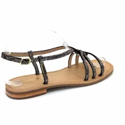 Vacances|Sandales<Les Tropéziennes par M.Belarbi Sandales Les Tropeziennes Hudon Cuir Or Noir