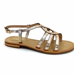 Vacances|Sandales<Les Tropéziennes par M.Belarbi Sandales Les Tropeziennes Hemily Cuir Or Argent
