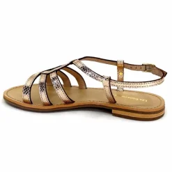 Vacances|Sandales<Les Tropéziennes par M.Belarbi Sandales Les Tropeziennes Hemily Cuir Or Argent
