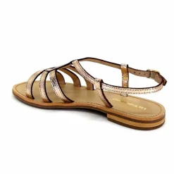 Vacances|Sandales<Les Tropéziennes par M.Belarbi Sandales Les Tropeziennes Hemily Cuir Or Argent