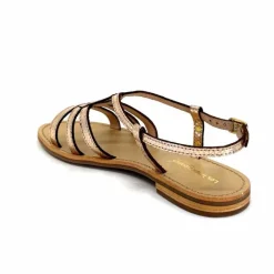 Vacances|Sandales<Les Tropéziennes par M.Belarbi Sandales Les Tropeziennes Hemily Cuir Or Argent