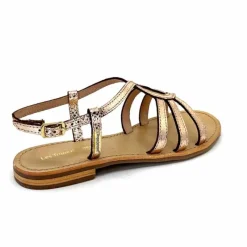 Vacances|Sandales<Les Tropéziennes par M.Belarbi Sandales Les Tropeziennes Hemily Cuir Or Argent