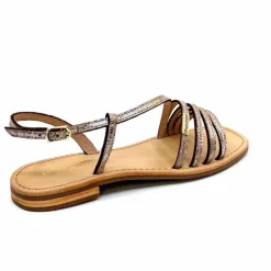 Vacances|Décontracté<Les Tropéziennes par M.Belarbi Sandales Les Tropeziennes Hudel Cuir Or