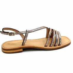 Vacances|Décontracté<Les Tropéziennes par M.Belarbi Sandales Les Tropeziennes Hudel Cuir Or
