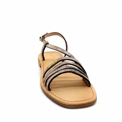 Vacances|Décontracté<Les Tropéziennes par M.Belarbi Sandales Les Tropeziennes Hudel Cuir Or