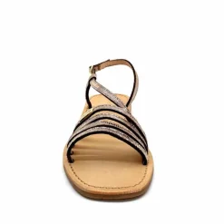 Vacances|Décontracté<Les Tropéziennes par M.Belarbi Sandales Les Tropeziennes Hudel Cuir Or