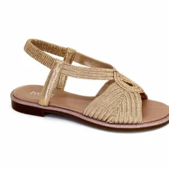 Vacances|Sandales<Ivoire0351a Sandales Plate Ivoire 1616220 Textile Cipria Nude