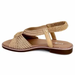 Vacances|Sandales<Ivoire0351a Sandales Plate Ivoire 1616220 Textile Cipria Nude