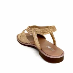 Vacances|Sandales<Ivoire0351a Sandales Plate Ivoire 1616220 Textile Cipria Nude