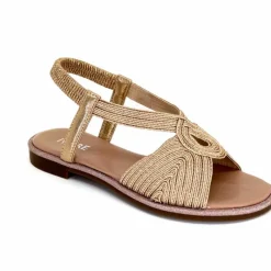 Vacances|Sandales<Ivoire0351a Sandales Plate Ivoire 1616220 Textile Cipria Nude