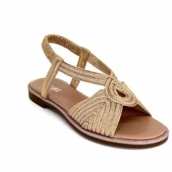 Vacances|Sandales<Ivoire0351a Sandales Plate Ivoire 1616220 Textile Cipria Nude