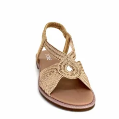 Vacances|Sandales<Ivoire0351a Sandales Plate Ivoire 1616220 Textile Cipria Nude