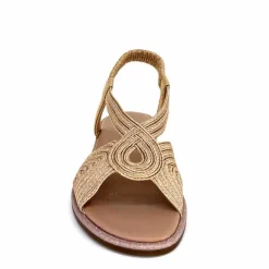 Vacances|Sandales<Ivoire0351a Sandales Plate Ivoire 1616220 Textile Cipria Nude