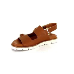 Vacances|Plateformes<Elue Par Nous Sandales Plateforme Radiation Cuir Marron