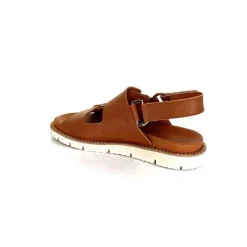 Vacances|Plateformes<Elue Par Nous Sandales Plateforme Radiation Cuir Marron