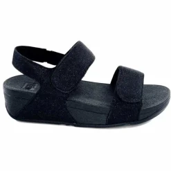 Vacances|Sandales<Fitflop Sandales Plateforme GA2/90 Textile Glitter Noir