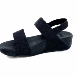 Vacances|Sandales<Fitflop Sandales Plateforme GA2/90 Textile Glitter Noir