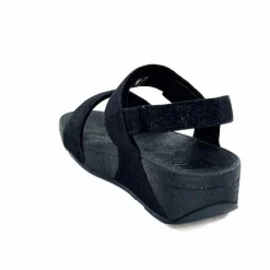 Vacances|Sandales<Fitflop Sandales Plateforme GA2/90 Textile Glitter Noir