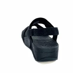 Vacances|Sandales<Fitflop Sandales Plateforme GA2/90 Textile Glitter Noir