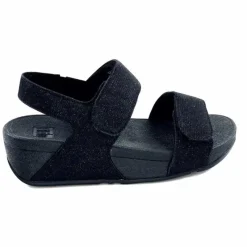 Vacances|Sandales<Fitflop Sandales Plateforme GA2/90 Textile Glitter Noir