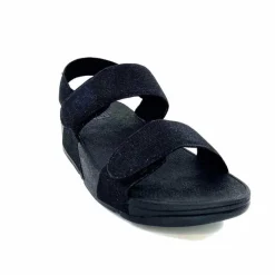 Vacances|Sandales<Fitflop Sandales Plateforme GA2/90 Textile Glitter Noir