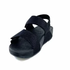 Vacances|Sandales<Fitflop Sandales Plateforme GA2/90 Textile Glitter Noir
