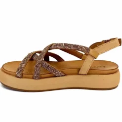 Vacances|Compensées & Plateformes<Inuovo Sandales Plateforme 96008 Cuir Scissors Marron