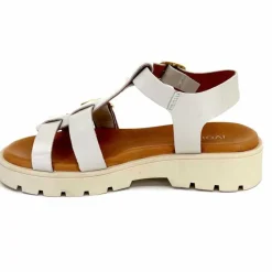 Vacances|Décontracté<We Do Sandales Plateforme Ivoire 45420A Cuir Ghiaccio Blanc