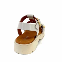 Vacances|Décontracté<We Do Sandales Plateforme Ivoire 45420A Cuir Ghiaccio Blanc