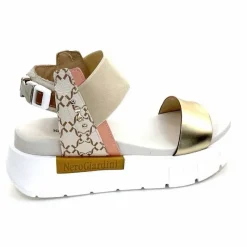 Compensées & Plateformes|Sandales<Nero Giardini Sandales Plateforme NeroGiardini 410704 D415 Cuir Rose Crème Marron Blanc