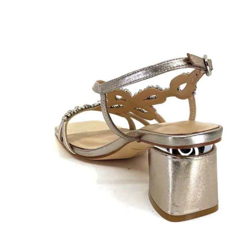 Talon|Soirée<Alma En Pena Sandales Talons 715 Strass Bronze