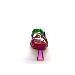 Vacances|Soirée<Hispanitas Sandales Talons Chv 243292 Cuir Fushia Multicolore
