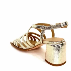 Talon|Féminin<Regarde Le Ciel Sandales Talons Marissa 02 Cuir Dé Or