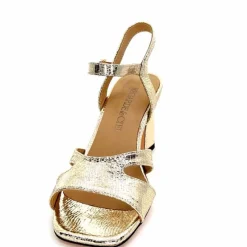 Talon|Féminin<Regarde Le Ciel Sandales Talons Monica 02 Cuir Dé Or