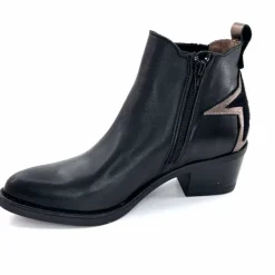 Rock|Santiags<MKD Santiags Gael Cuir Noir