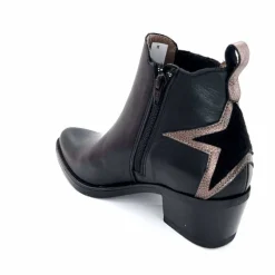 Rock|Santiags<MKD Santiags Gael Cuir Noir