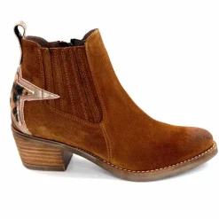 Rock|Santiags<MKD Santiags Gael Daim Camel Marron