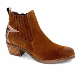 Rock|Santiags<MKD Santiags Gael Daim Camel Marron