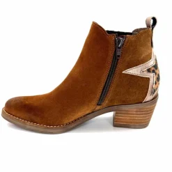 Rock|Santiags<MKD Santiags Gael Daim Camel Marron