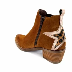 Rock|Santiags<MKD Santiags Gael Daim Camel Marron